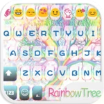 rainbow tree android application logo